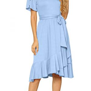 women-casual-short-sleeve-loose-dress