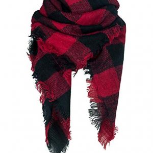 womens-plaid-blanket-winter-scarf